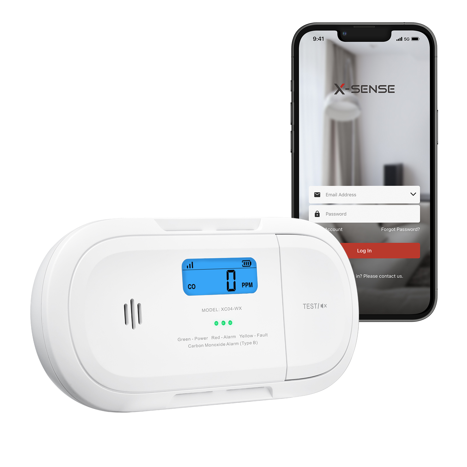 XC04-WX Akıllı CO Alarmı - Wi-Fi karbonmonoksit dedektörü 3